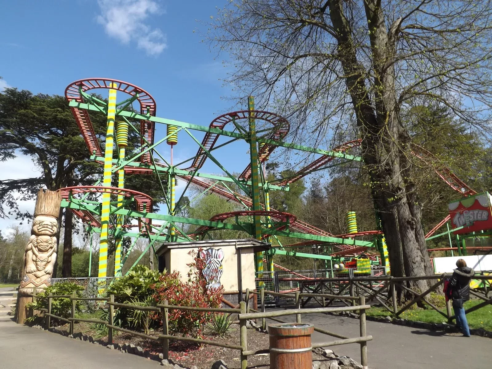 Twister Ride West Midlands Safari Park Varlowe